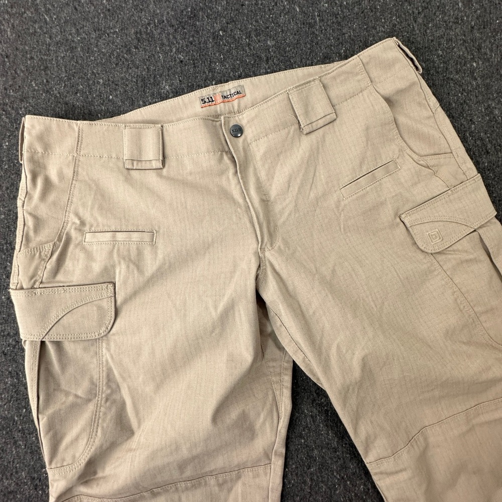 5.11 Tactical Apex Cargo Pants Women 20 Khaki Ripstop Rugged Utility Trousers